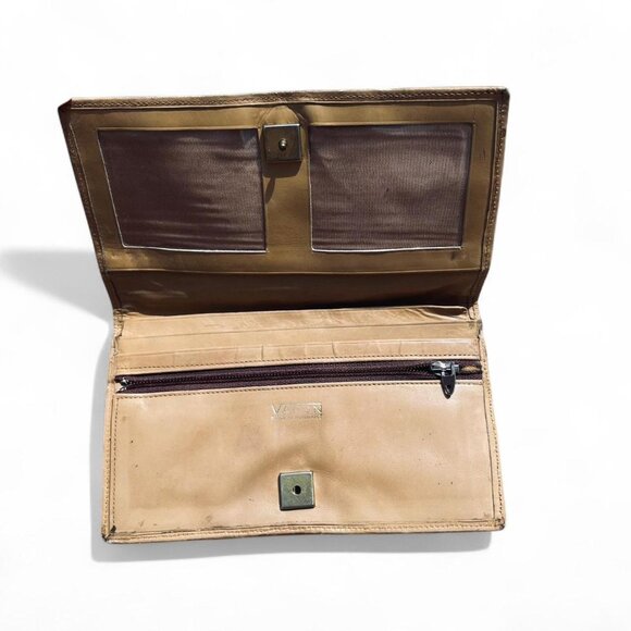 vintage patchwork leather wallet - Picture 3 of 7